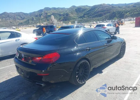 2016 BMW 650I Gran Coupe xDrive z USA, uszkodzony, nr VIN WBA6D6C54GG388048